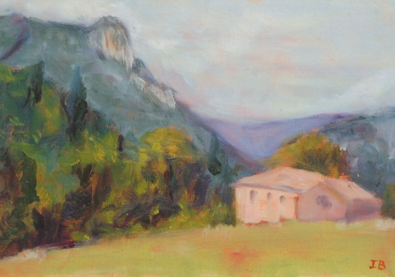 Abbaye de Valcroissant, huile