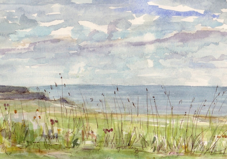 Baluden Belle-Île, aquarelle