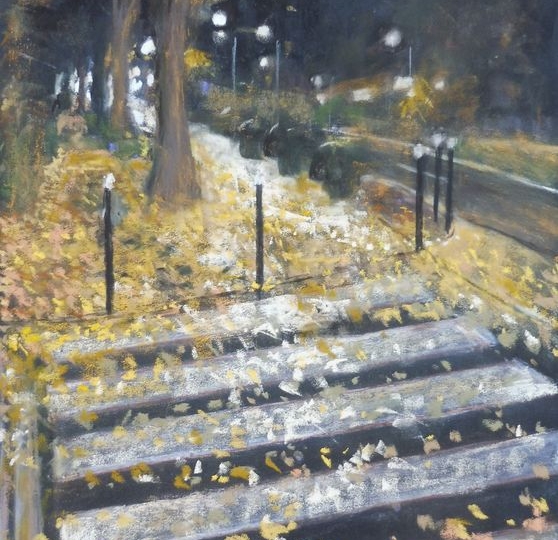 le bel automne à BLR I, pastel