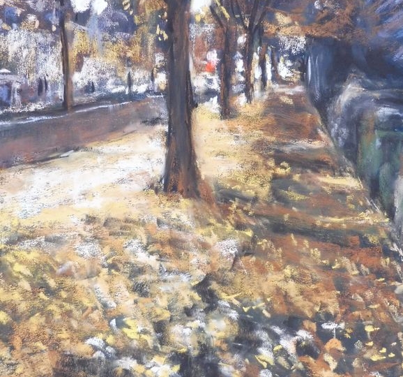 le bel automne à BLR II, pastel