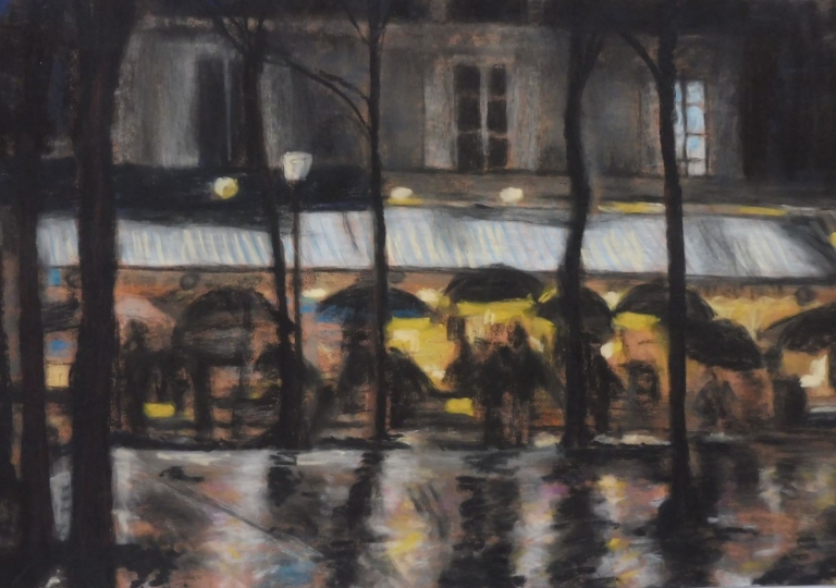 Montmartre, pastel